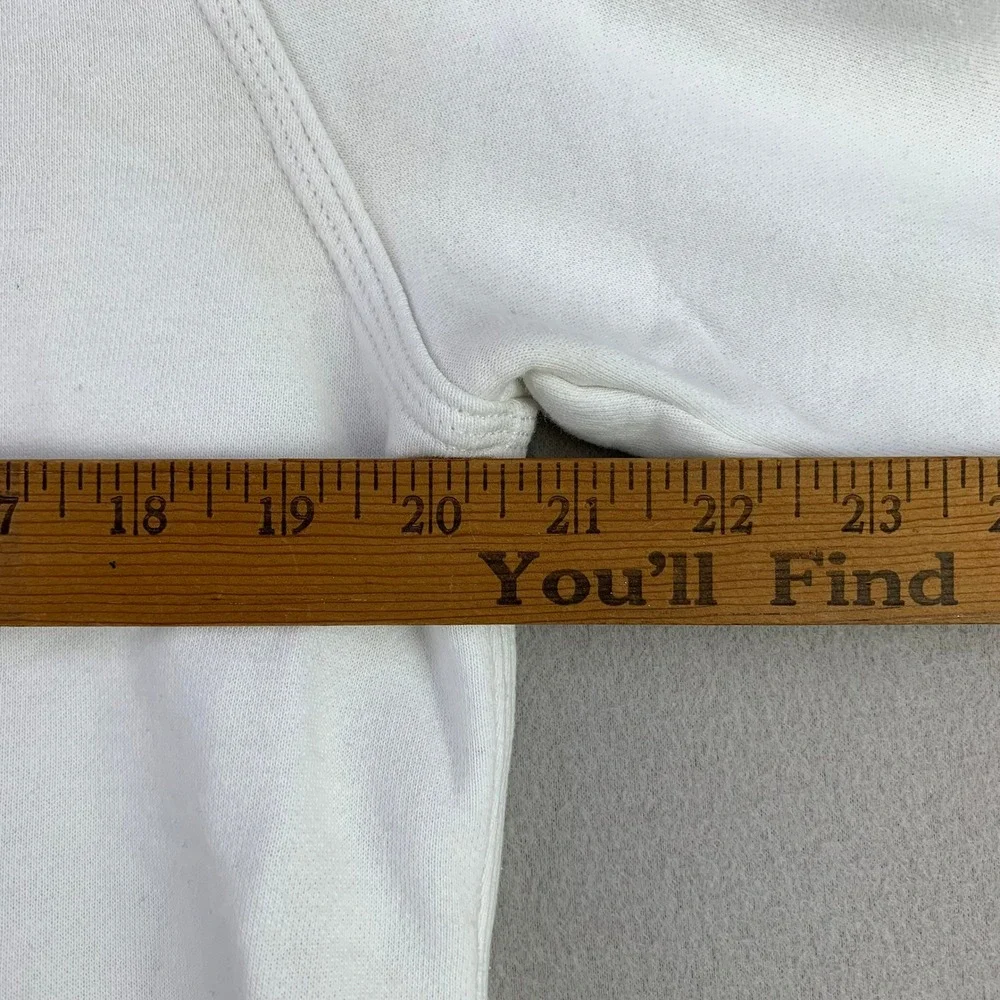 Nike Sportswear Club Fleece Hoodie Mens Medium White Terry Pullover Swoosh